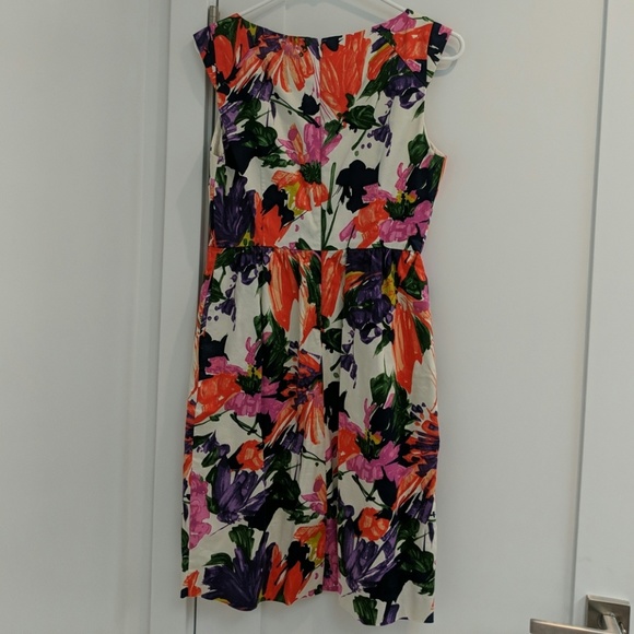 jcrew size 4 floral dress - Picture 2 of 3